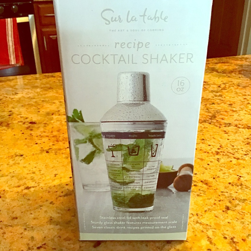 Cocktail shaker 16 oz. with stainless steel lid